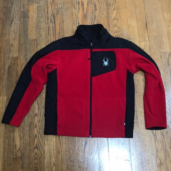 Kids Spyder fleece jacket. Size XL. - Picture 1 of 7